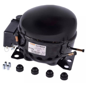 Cubigel GUY60NR 1/5HP R134a Compresor Fraccionario de Refrigeracion LMBP 115/1/60 (V/Ph/Hz) con Kit de Arranque CSIR