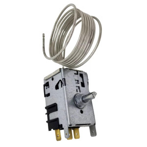 Danfoss 077B7101 Thermostat Bottle Coolers 077B1704L Cold Cut-in +41.0F Cold cut-out +34.7 Warm Cut-in +54.5F Warm Cut-out 49.1F Capillary tube length 47.2in  B0 