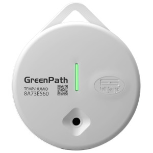 Full Gauge GreenPath Sensor portail de Temperatura y Humedad Temp -20 a 60C, Hum 100, Bluetooth BLE, Usa pilas AAA Full Gauge GreenPath Sensor portail de Temperatura y Humedad Temp -20 a 60C, Hum 100, Bluetooth BLE, Usa pilas AAA