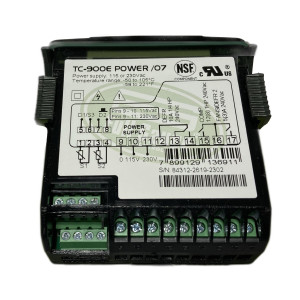 Full Gauge TC-900E Power Electronic Freeze Control 2 Sensors, 3 Outlets, 1 Digital Inlet, Internal Buzzer 110V/220V