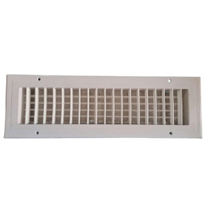 Rejilla Suministro Doble con Control para Aire Acondicionado 16" X 4" Rejilla Suministro Doble con Control para Aire Acondicionado 16" X 4"