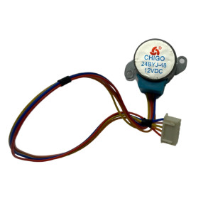 Motor 24BYJ48 4 Phase 5 Wire 12V DC Stepper Motor Universal Air Conditioner Replacement Fan Motor Reduction Gear Motor 