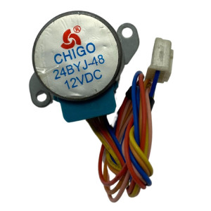 Motor 24BYJ48 4 Phase 5 Wire 12V DC Stepper Motor Universal Air Conditioner Replacement Fan Motor Reduction Gear Motor 