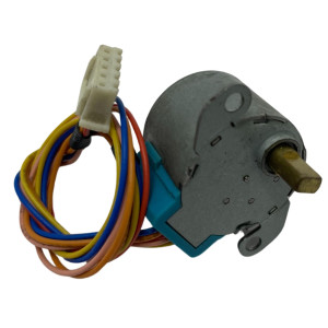 Motor 24BYJ48 4 Phase 5 Wire 12V DC Stepper Motor Universal Air Conditioner Replacement Fan Motor Reduction Gear Motor 