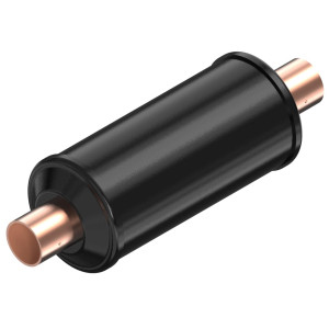 Danfoss 023Z0072 Filtro Secador 1-1/8pulg linea de Liquido para sistemas de aire acondicionado y refrigeracion DML 309S Soldable 12.9-19.4tons Unidireccional 25cm Largo 8cm Ancho