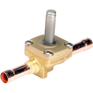 Danfoss 032L1244 Valvula Solenoide 1-1/8 pulg, EVR 20 Soldable (Solo Cuerpo)