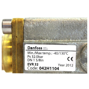 Danfoss 042H1104 Valvula Solenoide 1-5/8 pulg, EVR 32, Soldable (Solo Cuerpo) 032L1104