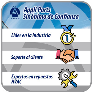 Appli Parts Soporte para montaje en pared de equipos de Aire Acondicionado tipo Ventana hasta 35 kg modelo APAB-2038 incluye kit de fijacion, pernos y gomas 