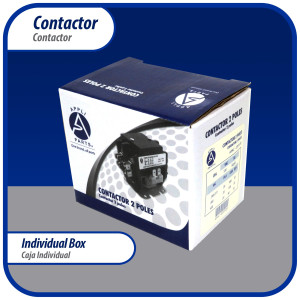 Appli Parts APAC-22024 Heavy Duty Contactor 2 Poles 20A 24V Coil Replacement for AC Compressors and Electrical Applications UL Certified E476929