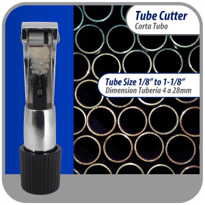 Appli Parts APT-TC274 1/8 in to 1-1/8 in Tube Cutter for Copper, Aluminum, Steel, PVC and other soft metal pipe for Plumbing and HVAC/R Professionals and DIY Applications 