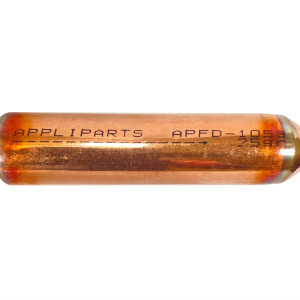 Appli Parts APFD-105S Copper Filter Drier 1/4 x 1/4 in 25g for universal refrigeration and air conditioner applications