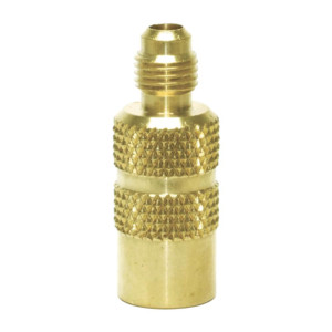 Adaptador Uniweld 5/16 pulg Hembra X 1/4 pulg Macho Para 410a Adaptador Uniweld 5/16 pulg Hembra X 1/4 pulg Macho Para 410a