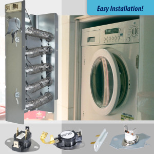 279838 Appli Parts Kit Resistencia Secadora 279838KAP KIT
Incluye 279838 Resistencia, 3977767 Termostato, 3387134 Termostato, 3392519 Fusible, 3977393 Fusible