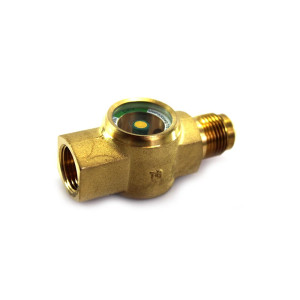 Danfoss SGP 12 I 1/2 pulg Visor de Liquido Humedad, Flare, Abocardado, Conexiones Macho x Hembra, Multirefrigerante,014L0025