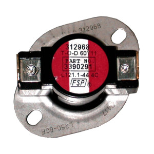 Whirlpool WP3390291 Genuine OEM High Limit Thermostat L-290
Fits: 3390291 696397 69639-7-REPL
