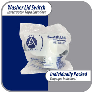 8318084 Appli Parts Interruptor Switch Lavadora de la Tapa Compatible con Whirlpool AP3180933, PS886960, WP8318084, AP6012742, ES8084, PS11745957, TJ90ES8084