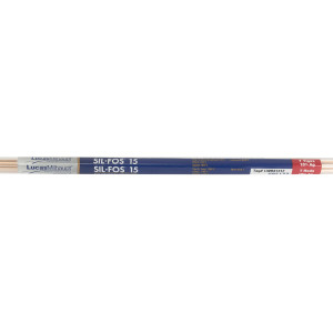 Lucas 95177 Soldadura Plata 15% 20 pulg (Tubo 7) Silvaloy 
