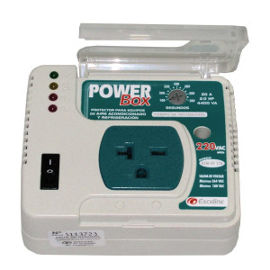 Protector A.A. Monofasico Bornera A Enchufe Gsm-Rt 220v