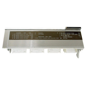 Conjunto Lavadora Zanussi de la Puerta Dist. Detergente Marron