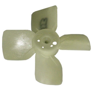 Appli Parts APFB-329 Aspa Plastica para Motor Evaporador de Nevera Refrigerador, motor 329 de 4.25 pulg, rotacion CW, Eje 3/16 pulg, 4 Aletas