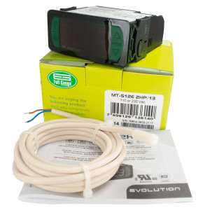 Full Gauge MT-512E 2HP Electronic Control for Cooling and Heating applications. 1 Sensor, 1 Outlet, 110/220V