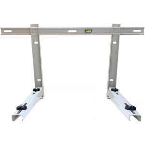 Appli Parts APAB-3160 Soporte de Montaje en Pared para Mini Split. Soporta hasta 160 kg, Compatible con 5000 a 36000 BTU, Incluye Barra con Nivel, Gomas Antivibracion y Kit Completo de Instalacion