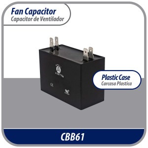 Appli Parts Fan Capacitor 2 mfd (microfarads) uf 450 VAC with 4 Terminal Connections compatible with any brand within the same range of capacitance 1-1/2in Width 5/8in depth 1-3/8in Height CAP-2-450