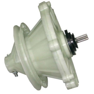 Appli Parts APTW-81028 Transmision Lavadora Eje Estriado (11 Estrias), Base 6 Huecos, Polea (137mm), remplazo para lavadoras LG 1500 y otras marcas, referencia TM1028