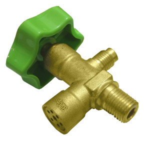 Valvula Bombona De Gas 1/4 X 1/4 Npt Topflo