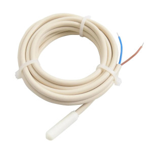 Full Gauge SB70 Sensor NTC 2mts -50C a 105C Polyester Termoplastico, Beige, Cable de Doble Aislamiento, Sensor Fundido al Cable, Rango de Temperatura, Mayor Durabilidad Incluso en Ambientes Humedos