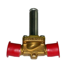 Danfoss 032F8095 Valvula Solenoide 1/2 pulg Rosca Flare EVR10 Solo Cuerpo, Normalmente Cerrada Reemplaza 032F1215