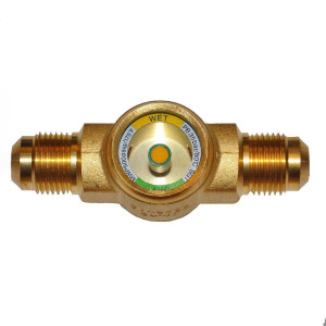 Danfoss SGP 12 I 1/2 pulg Visor de Liquido Humedad, Flare, Abocardado, Multirefrigerante,014L0009
