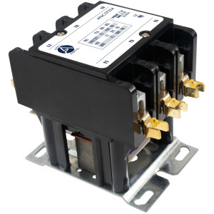 Appli Parts APAC-37524 Contactor 3 Polos 75A 24V Bobina Repuesto para Compresores de CA y Aplicaciones Electricas Certificacion UL E476929 de Trabajo Pesado