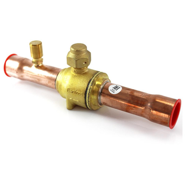 Danfoss 009L7055 Valvula de Cierre 7/8pulg tipo Bola de conexion soldable GBC 22s Multiple Refrigerante MWP 650psi WT -40C a 149C con puerto de servicio SAE 1/4 pulg Bi-Direccional
 Danfoss 009L7055 Valvula de Cierre 7/8pulg tipo Bola de conexion soldable GBC 22s Multiple Refrigerante MWP 650psi WT -40C a 149C con puerto de servicio SAE 1/4 pulg Bi-Direccional