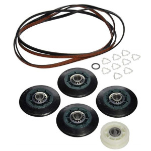 Whirlpool 4392067 Genuine OEM Dryer Repair Kit  Include: 279640 Idler Pulley, W10314173 Drum Roller, 661570 Belt  Fits: 80047 2015 4392067RC 587637 