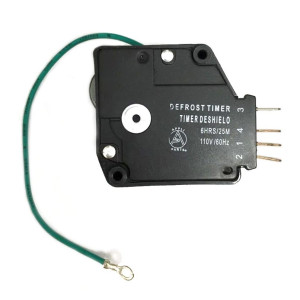 Appli Parts APDT-6251 6 hr, 25 min, 110 V, 60 Hz, Defrost Timer Pin 2143 for Refrigerators replaces TIM-103 and others
