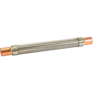 Appli Parts APVE-78 7/8 in Vibration Absorber Eliminator Sweat Connections 11-1/2 in Long 450 psi Max working and 3,265 psi Burst pressure