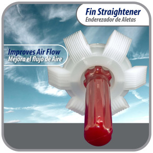 Appli Parts APT-FS351 Plastic AC fin comb straightener tool for condenser evaporator and radiator coil helps heat transfer increasing performance Fin Straightener 8,9,10,12,14,15 per in