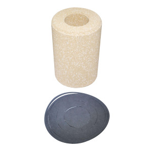 Appli Parts APFD-D48 Filter Drier Core Acid and Moisture Removal Liquid and Suction Lines 5-1/2 in Height 3-3/4 in Diameter Includes Gasket 