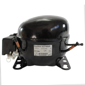 Danfoss GUY80NRB 1/4HP R134a Fractional Refrigeration Compresssor LMBP 115/1/60 (V/Ph/Hz) 123B1303 125B1318