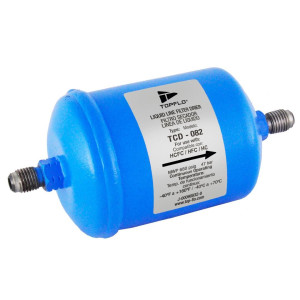 Toplo TCD-082 1/4 pulg Filtro Secador Roscable Flare para Sistemas de Refrigeracion y Aire Acondicionado