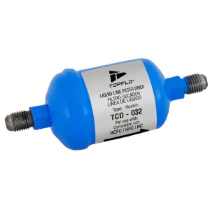 Toplo TCD-032 1/4 pulg Filtro Secador Roscable Flare para Sistemas de Refrigeracion y Aire Acondicionado