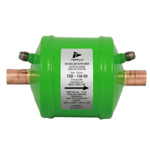 Toplo TSD-134 SV 1/2 pulg Filtro Secador de Succion Soldable para Sistemas de Refrigeracion y Aire Acondicionado