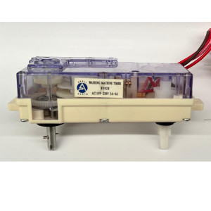 Appli Parts 83028 Timer Lavadora 4 Cables 2 Perillas, Transparente, remplazo LG, Samsung, Daewoo, Nisato, Daka, Sankey, Pulley, Hitachi y otras marcas