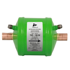 Toplo TSD-136 SV 3/4 pulg Filtro Secador de Succion Soldable para Sistemas de Refrigeracion y Aire Acondicionado