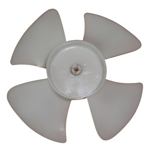 Appli Parts APFB-670 Aspa Plastica Para Motor Evaporador 670 de Nevera Refrigerador, de 5.4 pulg, con 4 Aletas o Palas, Rotacion CCW, Eje 3/16 pulg, remplaza ASP-670