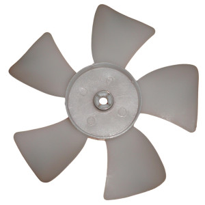 Appli Parts APFB-445 Aspa Plastica Para Motor Evaporador de Nevera Refrigerador, 4 pulg, Rotacion CCW, Eje 3/16 pulg, 5 Aletas, Sirve 317, 670, ASP-6702, ASP-445