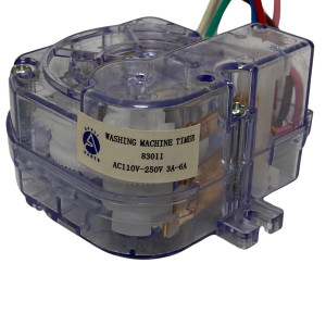 Appli Parts 83011 Timer Lavadora 6 Cables, remplaza LG, Daewoo, Nisato, Daka, Sankey, Pulley, Hoover y otras marcas