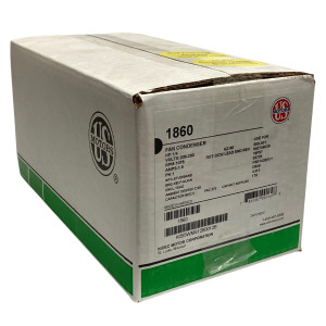 US Motors 1860 Motor para Unidad Condensadora de Aire Acondicionado 1/4HP 1075 rpm, 6 polos, 1 eje, TEAO Cerramiento, 1 velocidad 5.6 diametro, Reversible, 208-230 V, 60 hz, 1 ph, 5 mfd/370 VAC Capacitor K055WMS1280012B