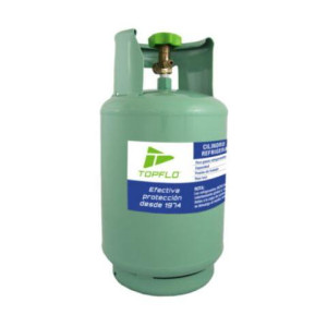 Bombona Para Gas R22, 5 Kilos Topflo (Verde)